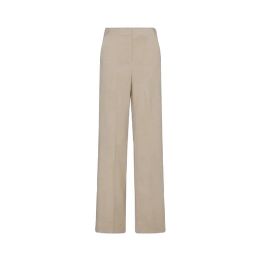 Pleated Belt Ring Casual Pants
