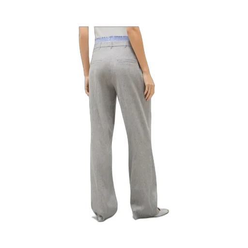 Stretch Linen-Blend Trousers