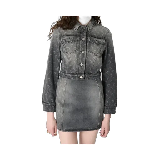Moon Laser Cropped Jacket