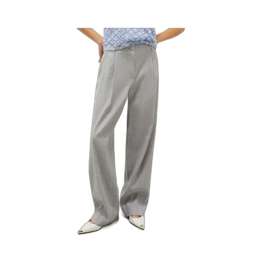 Stretch Linen-Blend Trousers