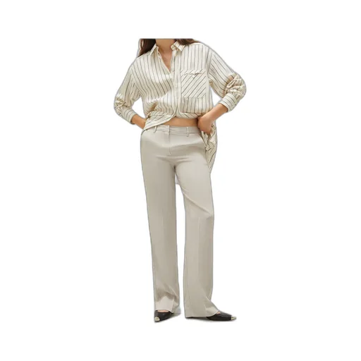 Straight-Fit Stretch Trousers