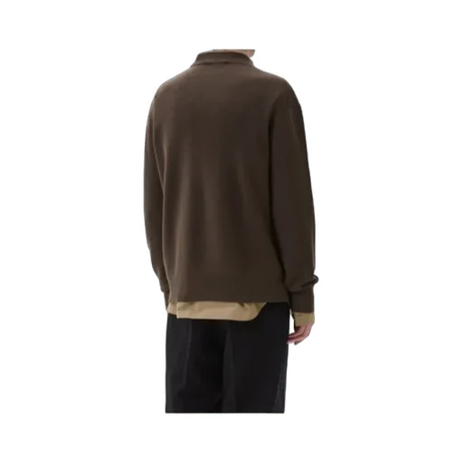 Ribbed Crew-Neck Sweater