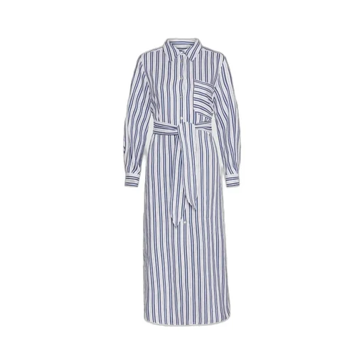Striped Shirt Dress