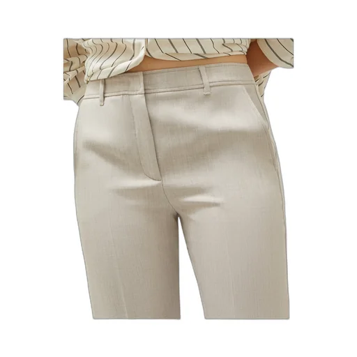 Straight-Fit Stretch Trousers
