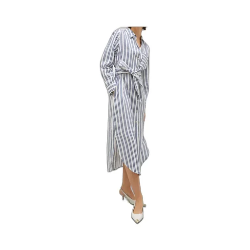 Striped Shirt Dress