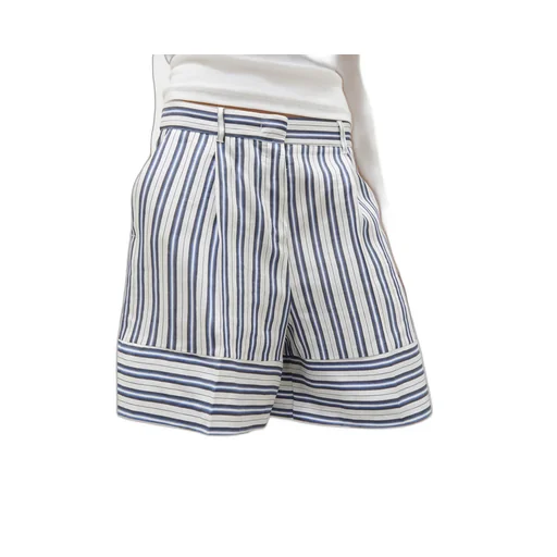 Linen And Cotton Shorts