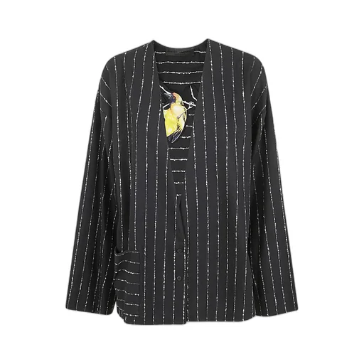Striped Pocket Jacket