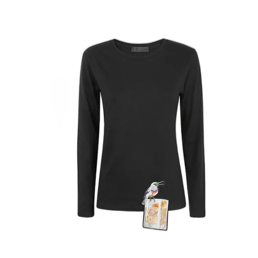 Long Sleeve Top With Appliqué