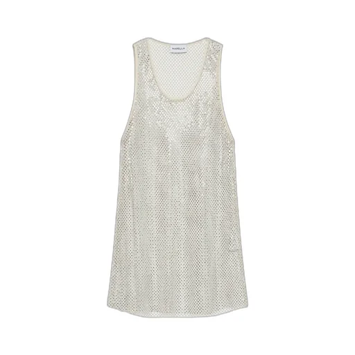 Rhinestone Mesh Vest
