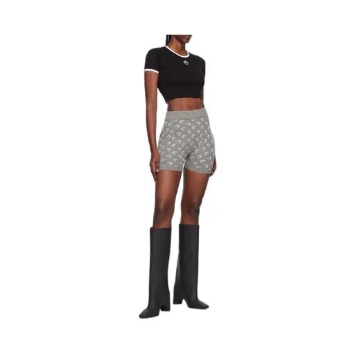 Moon Embroidered Crop Top