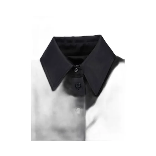 Shirt-Collar Dress With Long Sleeves
