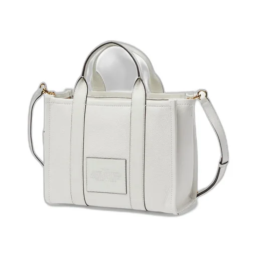 Logo-Printed Leather Tote