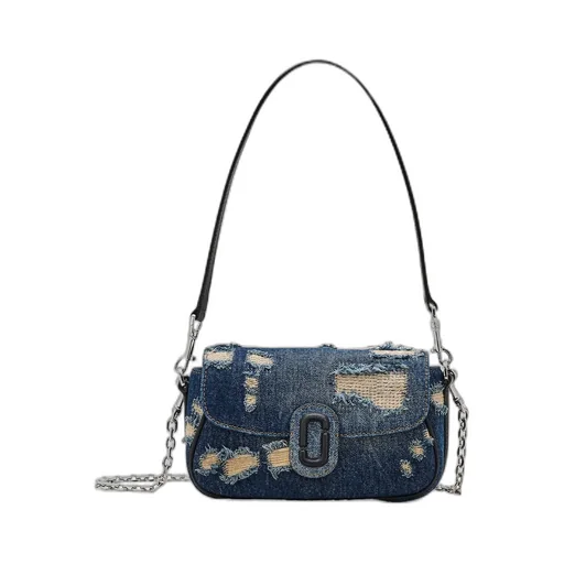 The Rip And Repair Denim Clover Shoulder Bag