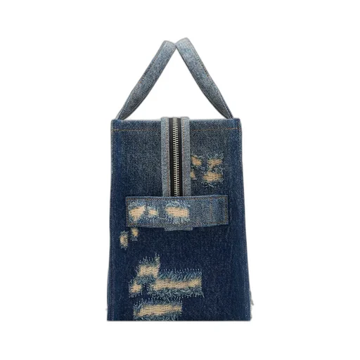 The Rip And Repair Denim Medium Tote Bag