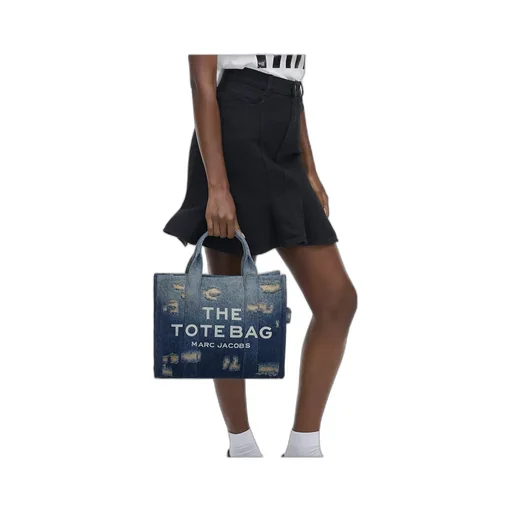 The Rip And Repair Denim Medium Tote Bag