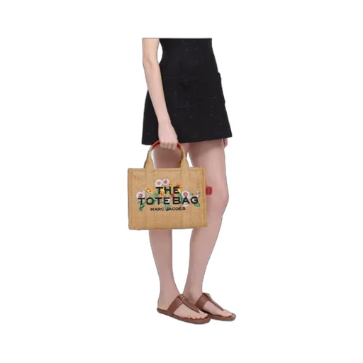 The Daisy Woven Medium Tote Bag