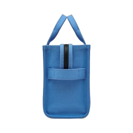Logo Printed Zip-Up Small Tote Bag