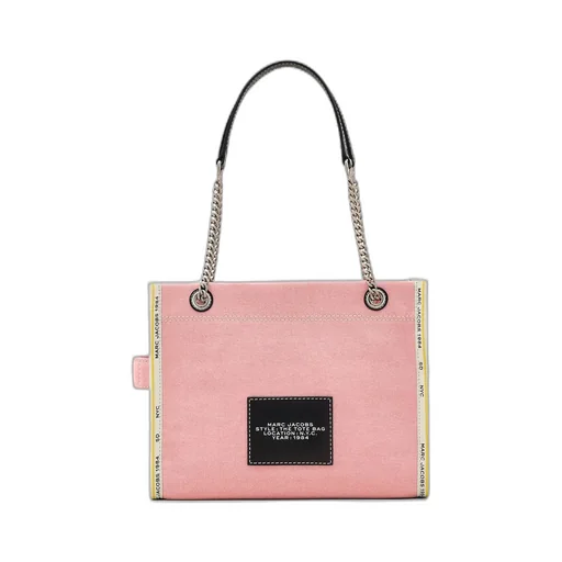 The Denim Chain Medium Tote Bag