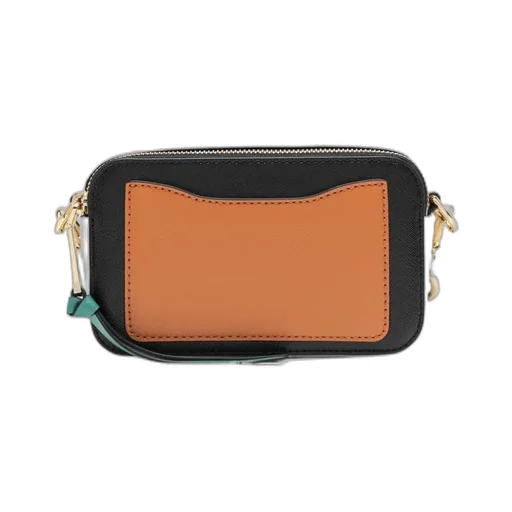 Logo Zipper Shoulder Bag
