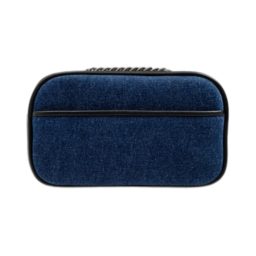 The Denim Chain Snapshot Crossbody Bag