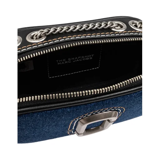 The Denim Chain Snapshot Crossbody Bag