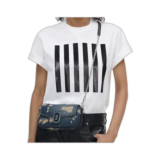 The Rip And Repair Denim Clover Shoulder Bag