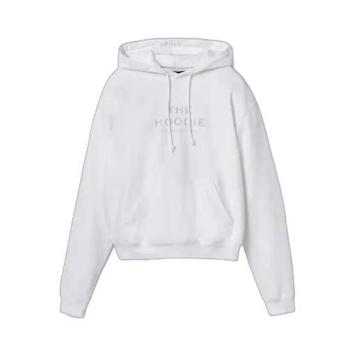 Logo Embroidered Drawstring Hoodie