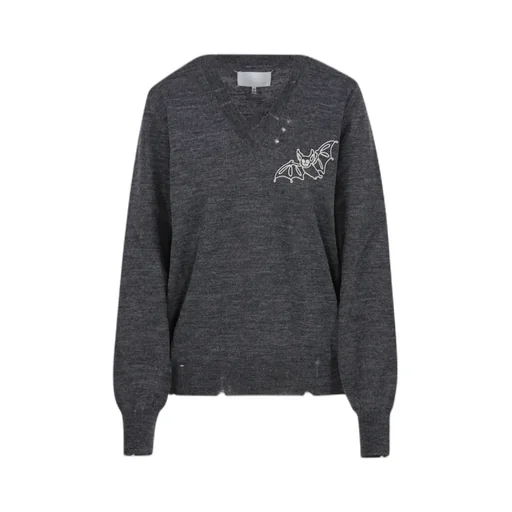 MÉLange Effect Logo Print Jumper