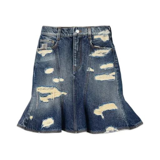 The Rip And Repair Fluted Mini Skirt