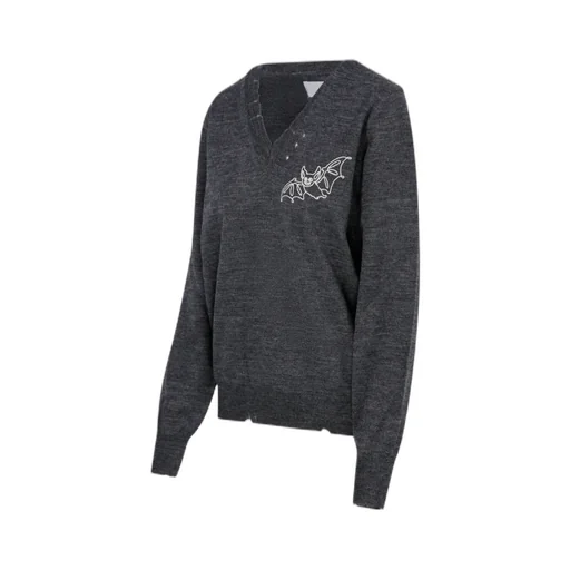MÉLange Effect Logo Print Jumper