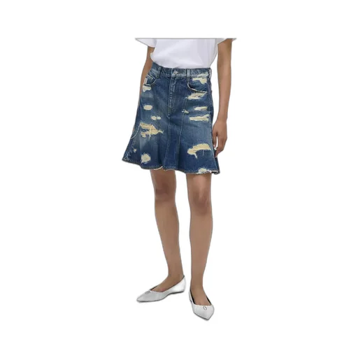 The Rip And Repair Fluted Mini Skirt