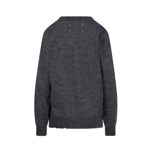 MÉLange Effect Logo Print Jumper