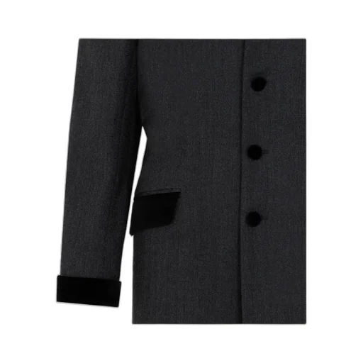 Single Breasted Long Sleeved Coat