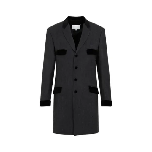 Single Breasted Long Sleeved Coat