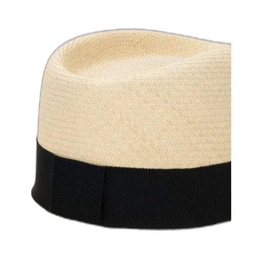 Straw Logo Plaque Hat