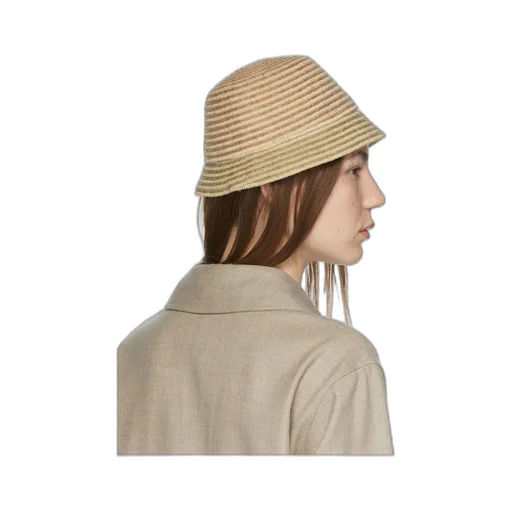Logo Striped Fisherman's Hat