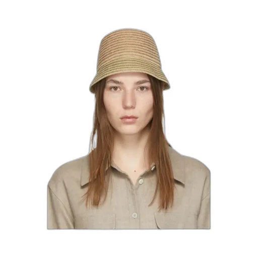 Logo Striped Fisherman's Hat