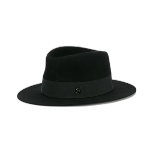 Maison Michel Andre Logo Plaque Fedora Hat