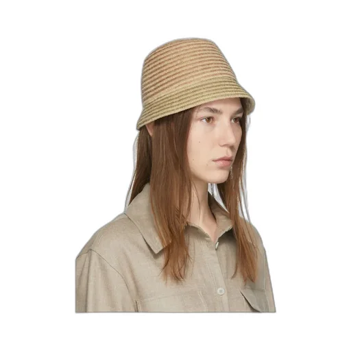 Logo Striped Fisherman's Hat