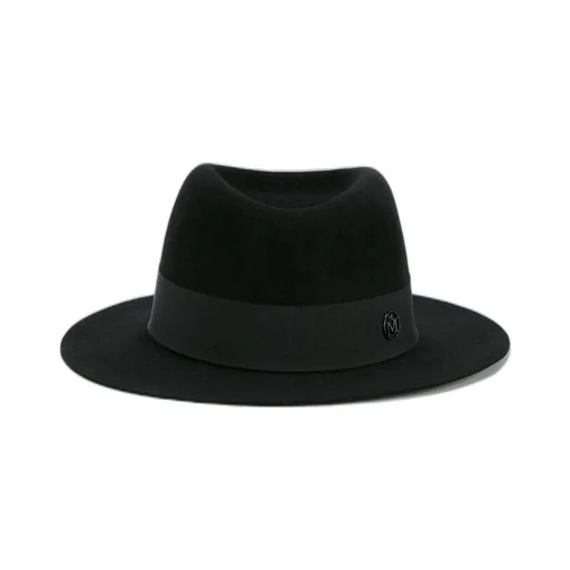 Maison Michel Andre Logo Plaque Fedora Hat
