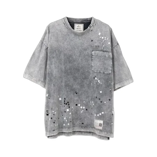 Embellished Bleached T-Shirt