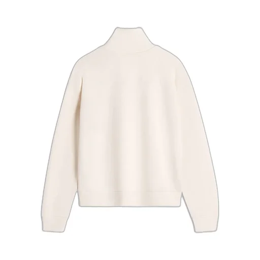 Double Bold Fox Head Half Zip Comfort Sweatshirt
