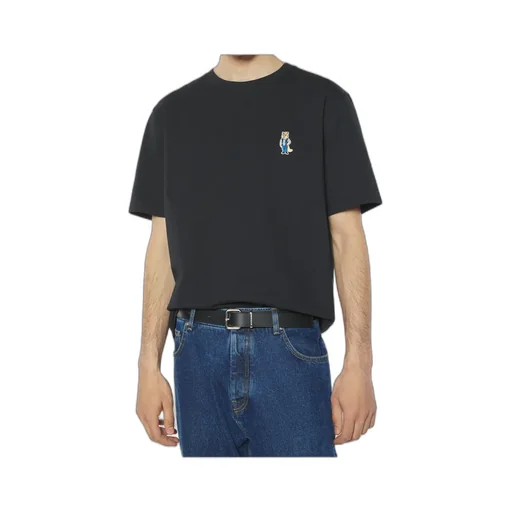 Dressed Fox Embroidered Cotton T-Shirt