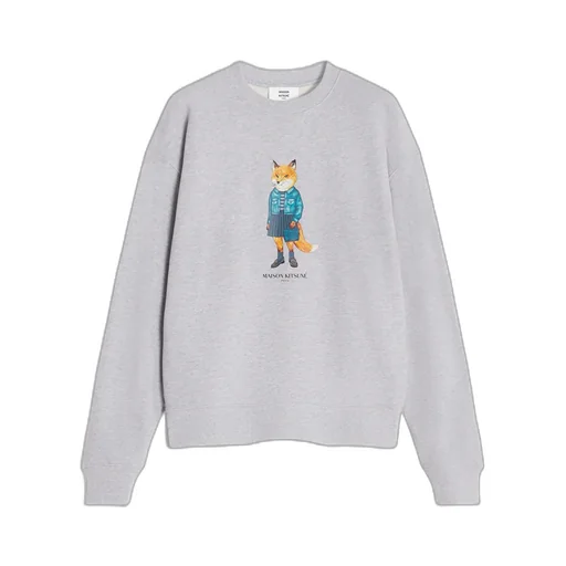 Dressed Fox Print Sweatshirt