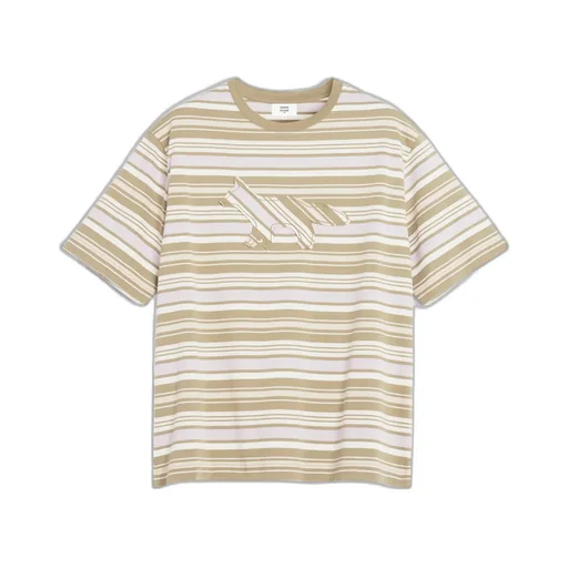 Crafted Profile Fox Striped Oversize Tee-Shirt