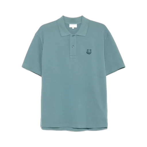 Bold Fox Head Patch Polo Shirt