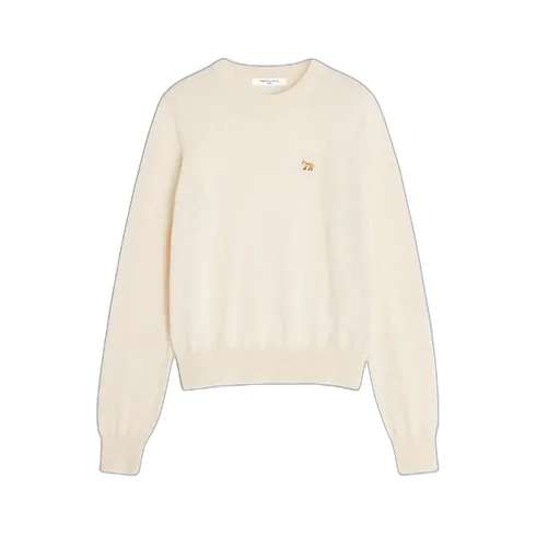 Baby Fox Embroidered Merino-Wool Sweater