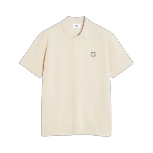 Bold Fox Head Patch Polo Shirt