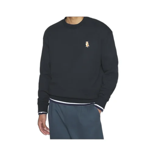 Fox-Embroidered Cotton Sweatshirt