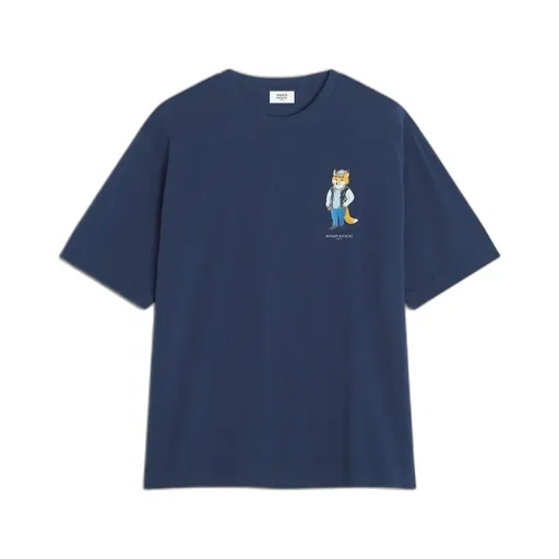 Fox-Embroidered Cotton T-Shirt